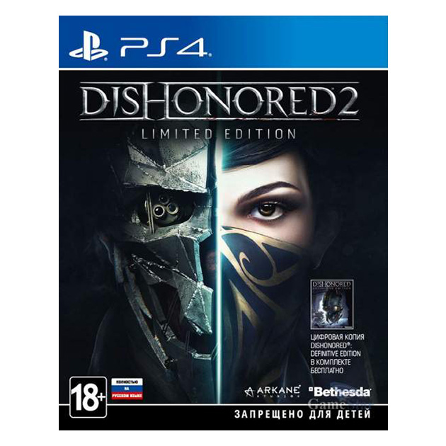 DISHONORED 2 LIMITED EDITION PS4 (російською мовою)