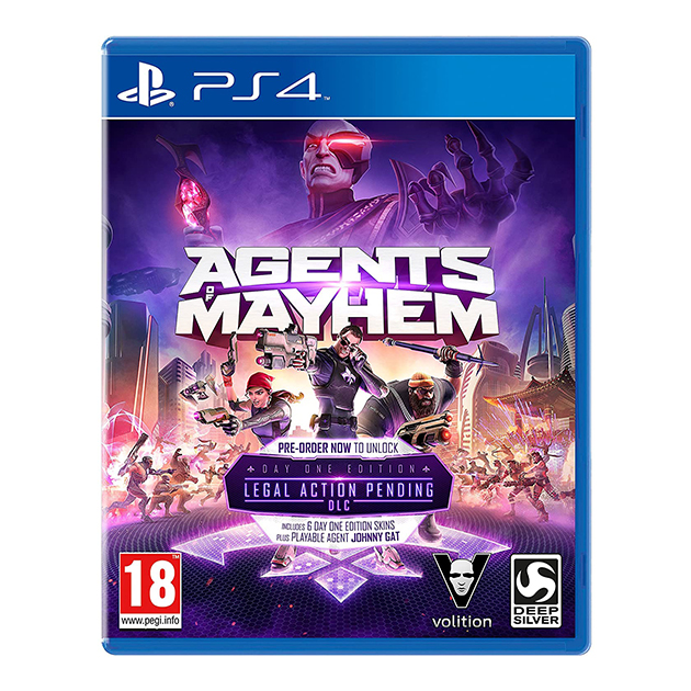AGENTS OF MAYHEM PS4 ( субтитри російською, вживаний)