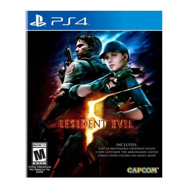 RESIDENT EVIL 5 PS4 (англійською мовою, вживаний)