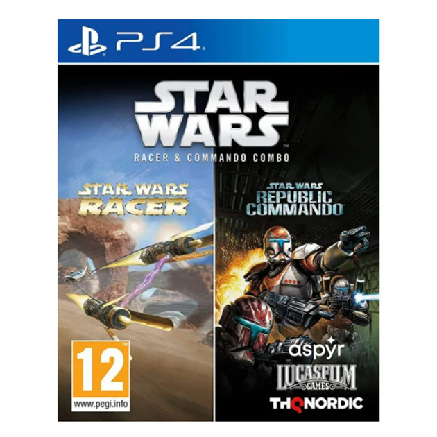 STAR WARS RACER + STAR WARS REPUBLIC COMMANDO PS4 (англійською мовою)