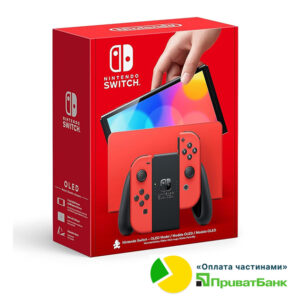 NINTENDO SWITCH OLED MARIO RED EDITION (вживана, + 256GB + 25 гри на карті пам'яті)
