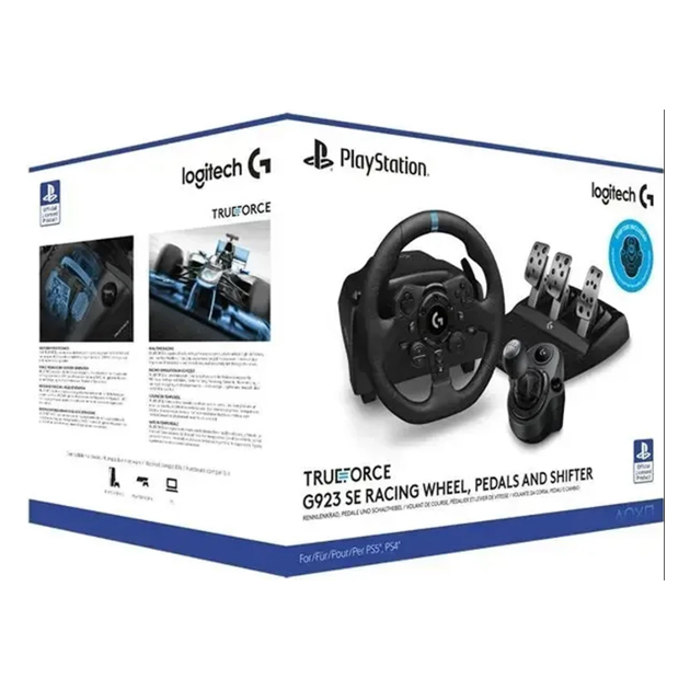 КЕРМО LOGITECH G923 SE (у комплекті кермо, педалі та важіль перемикання передач)