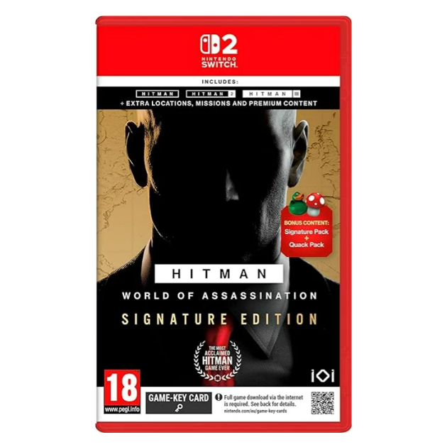 HITMAN: WORLD OF ASSASSINATION - SIGNATURE EDITION SWITCH 2 (субтитри російською)
